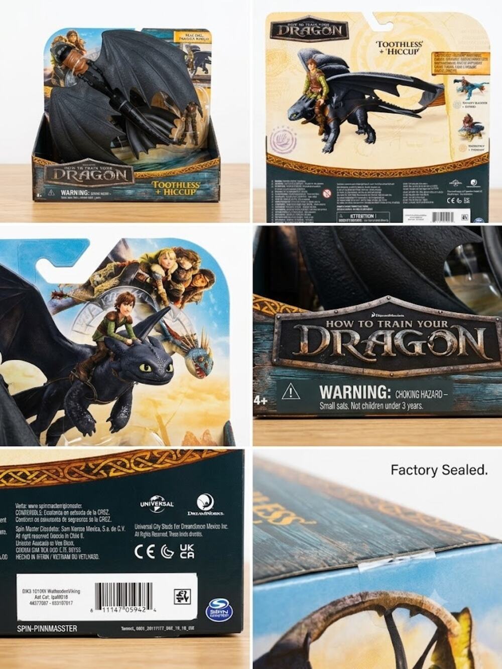 DreamWorks How to Train Your Dragon Toothless & Hiccup Figure Set